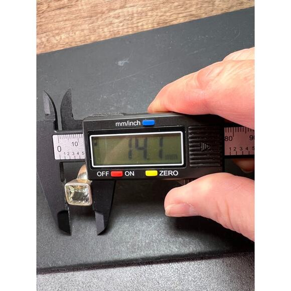 NEW Prasiolite Sterling silver ring 6.87 grams - Picture 3 of 16